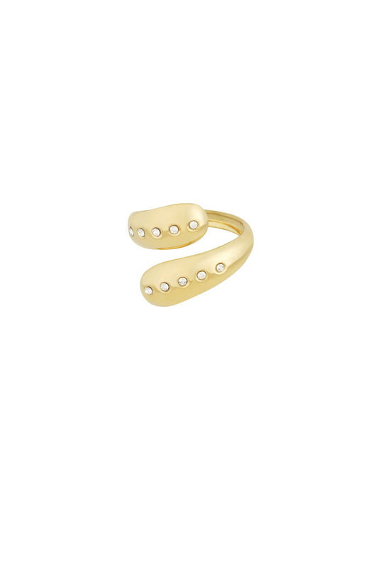 Elegant Minimalist Ring in Silver and Gold