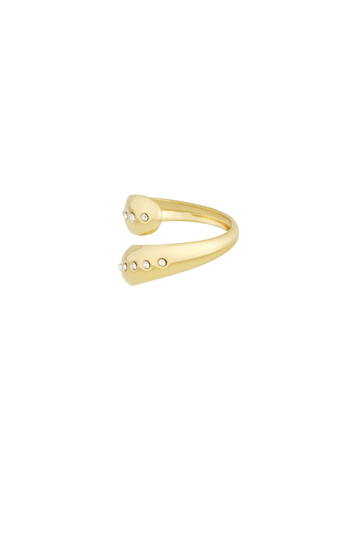 Elegant Minimalist Ring in Silver and Gold