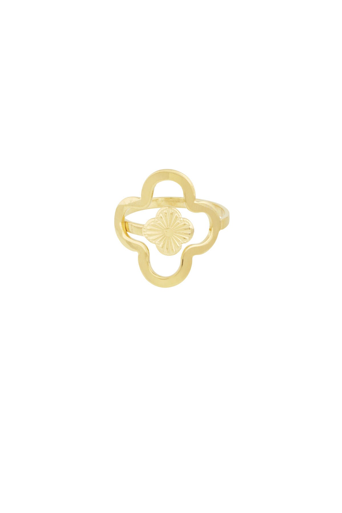 Bold Statement Ring in Silver & Gold for Every Occasion