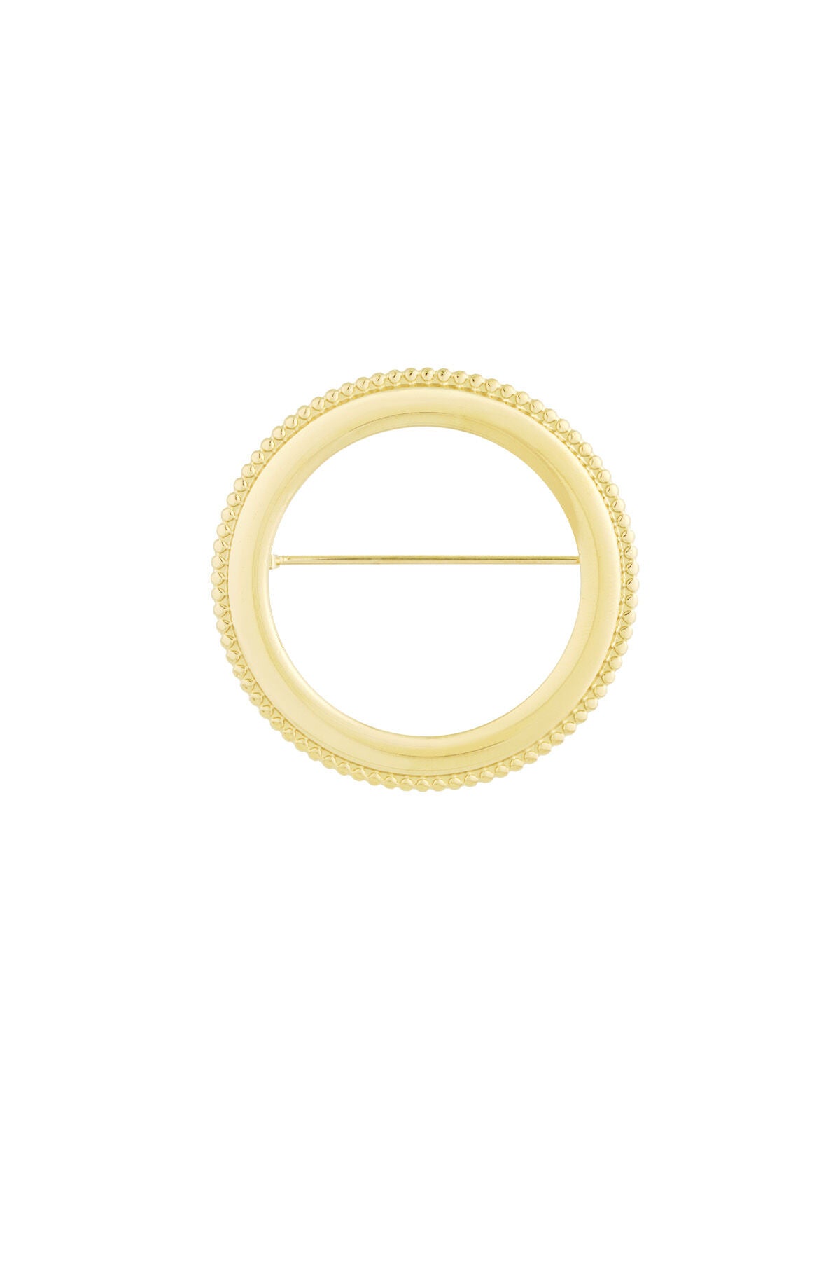 Elegant Stainless Steel Brooches in Silver and Gold