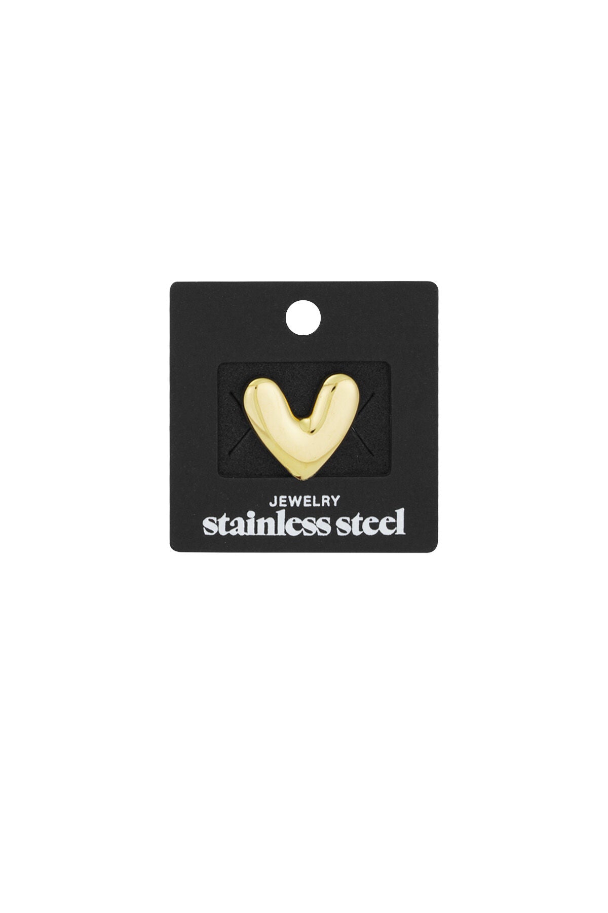 Elegant Stainless Steel Brooches in Silver & Gold