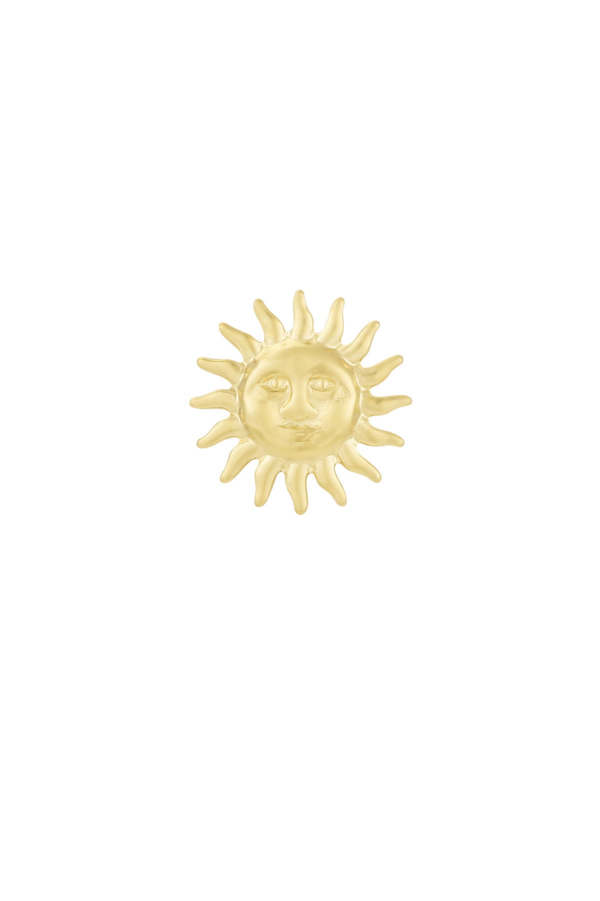 Elegant Stainless Steel Brooch in Silver & Gold