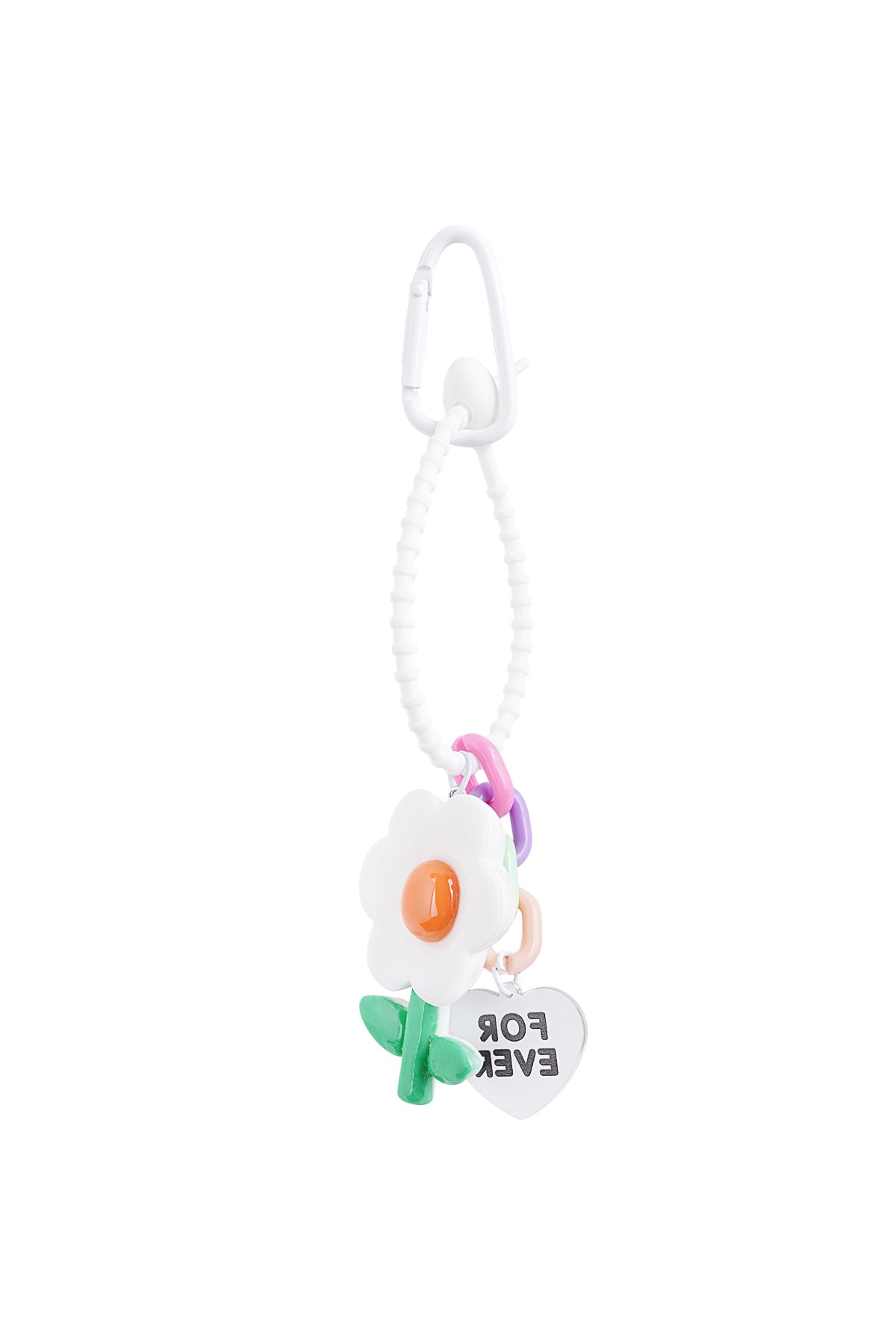 Charming Resin Flower Bag Charms for Spring/Summer
