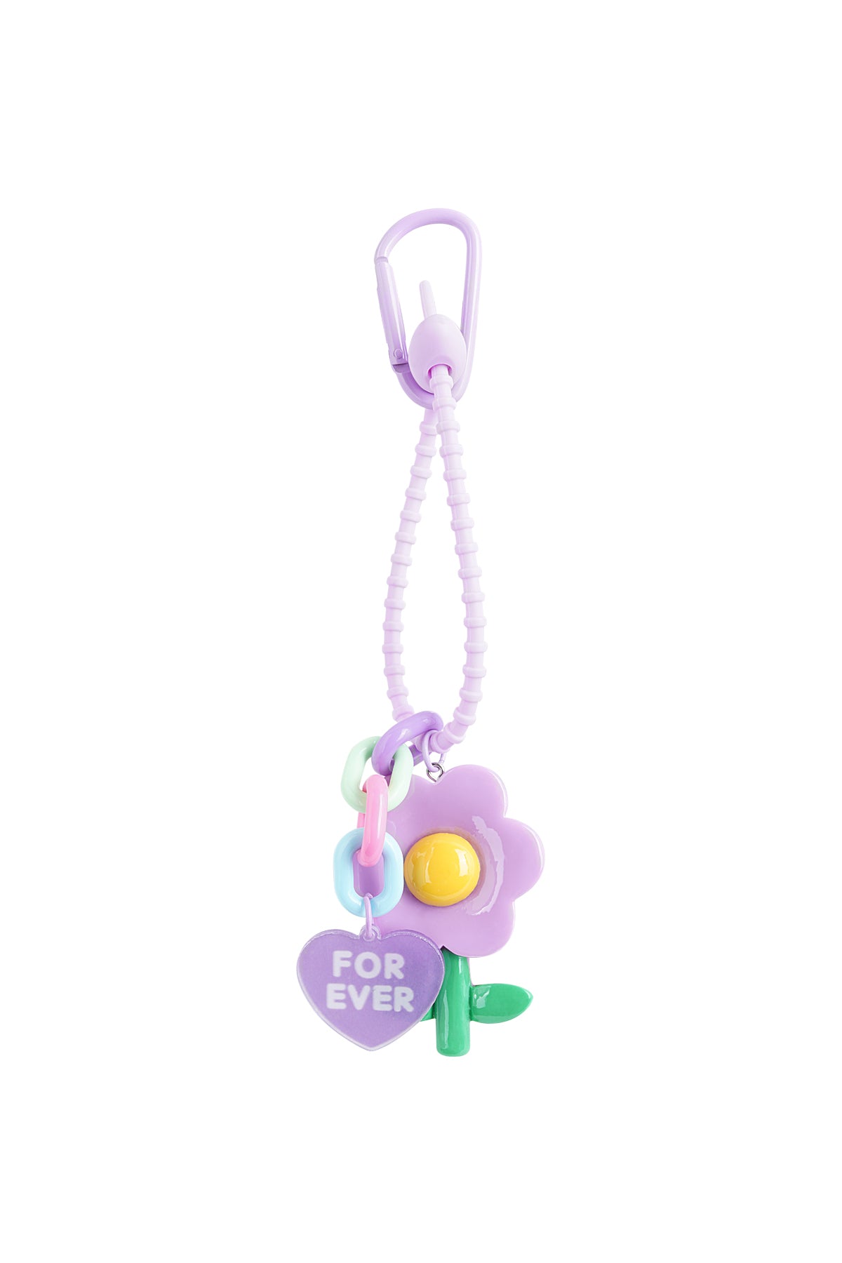 Charming Resin Flower Bag Charms for Spring/Summer
