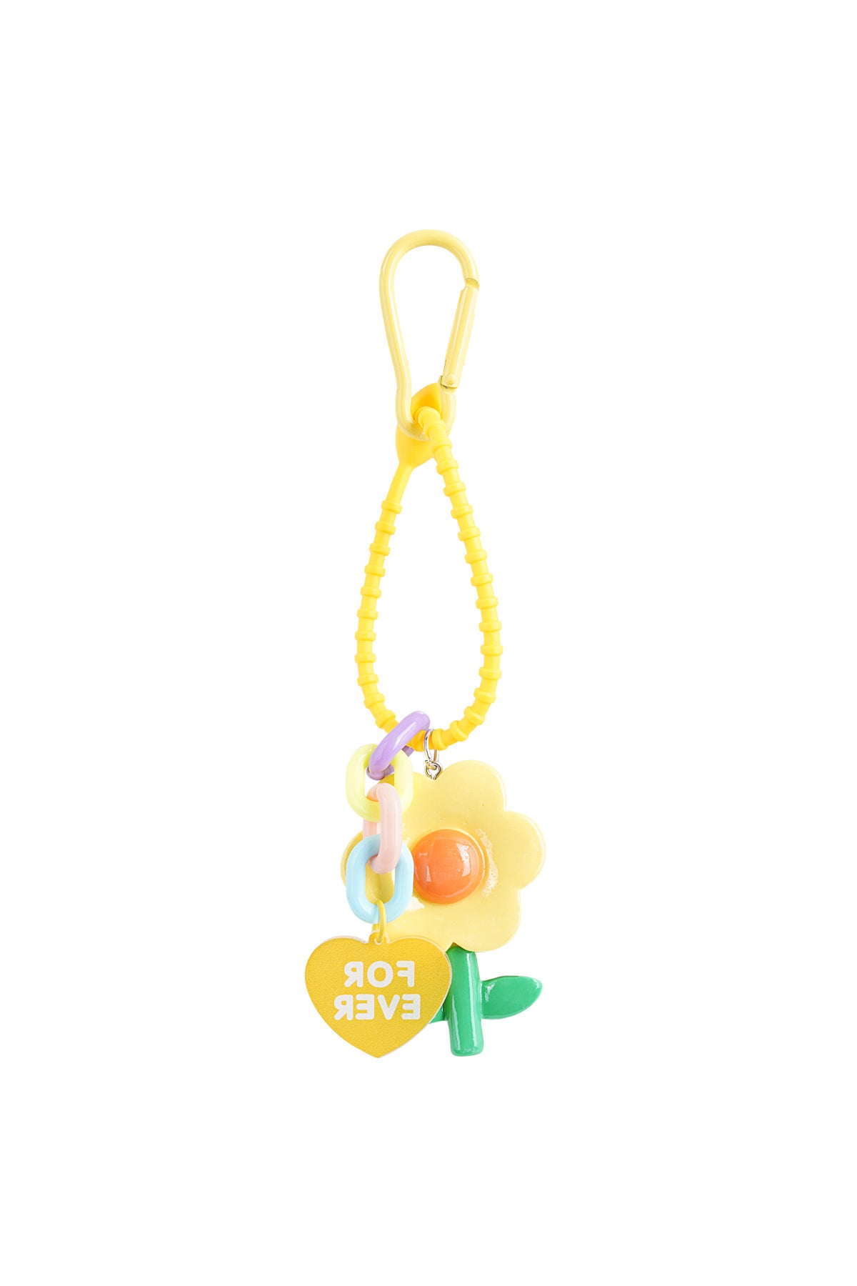 Charming Resin Flower Bag Charms for Spring/Summer