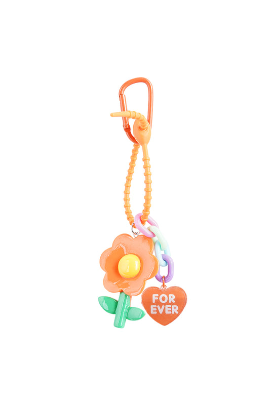 Charming Resin Flower Bag Charms for Spring/Summer