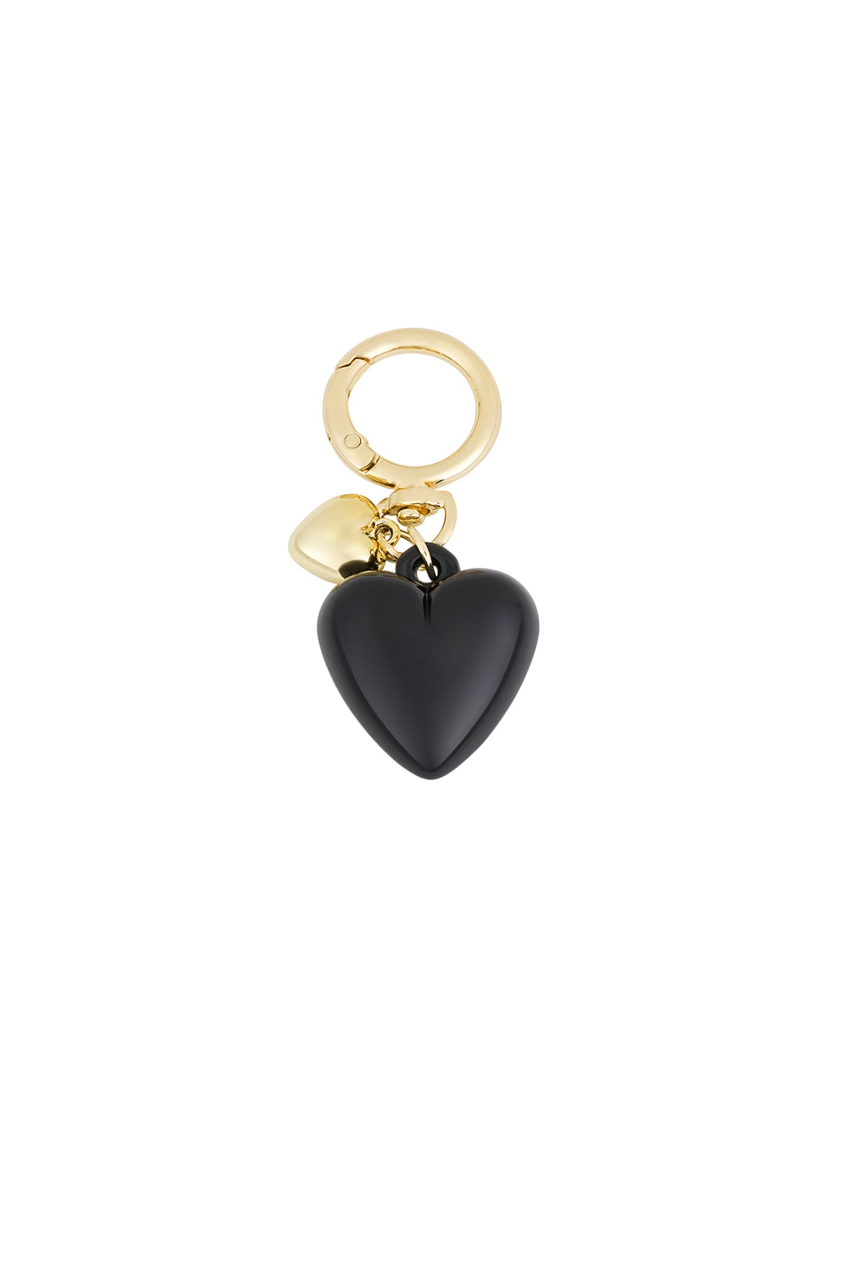 Chic Acrylic Heart Keychain in Vibrant Colors