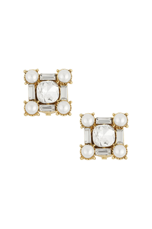 Elegant White Alloy Cufflinks for Men