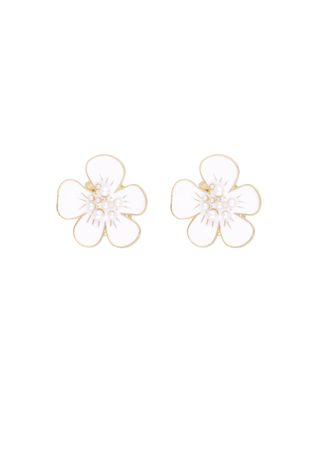 Elegant Pink and White Alloy Cufflinks for Formal Wear