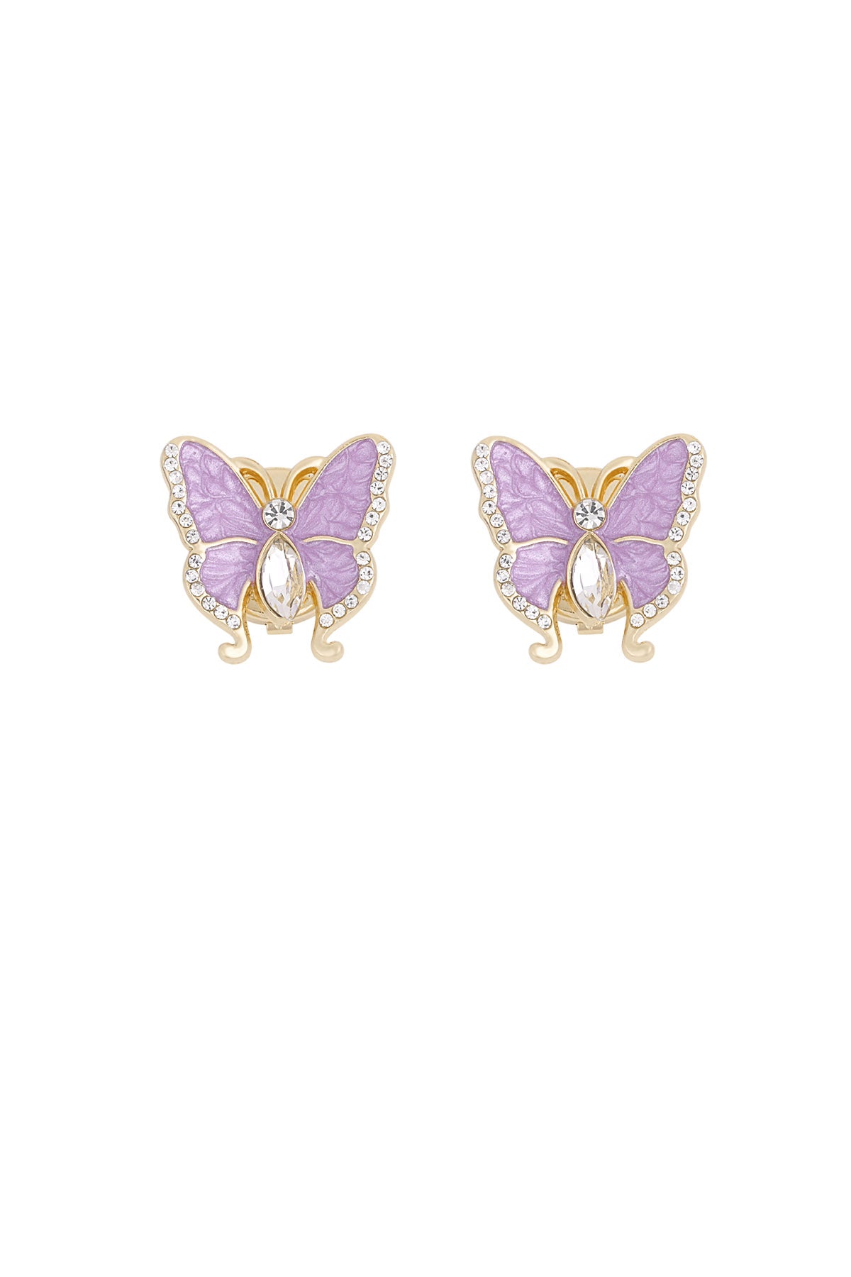 Elegant Copper Cufflinks in Purple, White, and Black