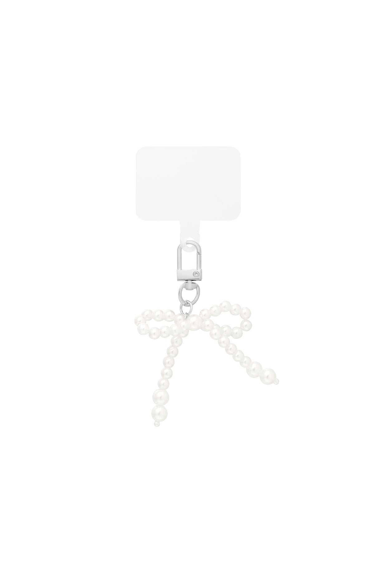 Elegant White Gold & Silver Bag Charms for Everyday Glam