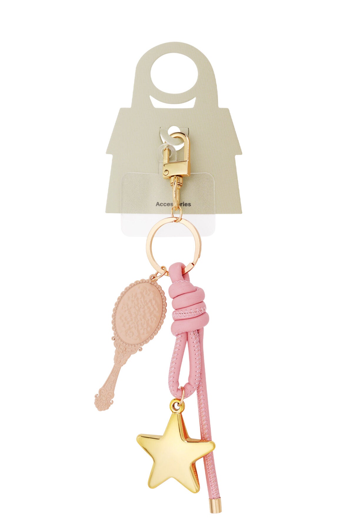 Charming Pink Alloy Bag Accessory for Stylish Looks