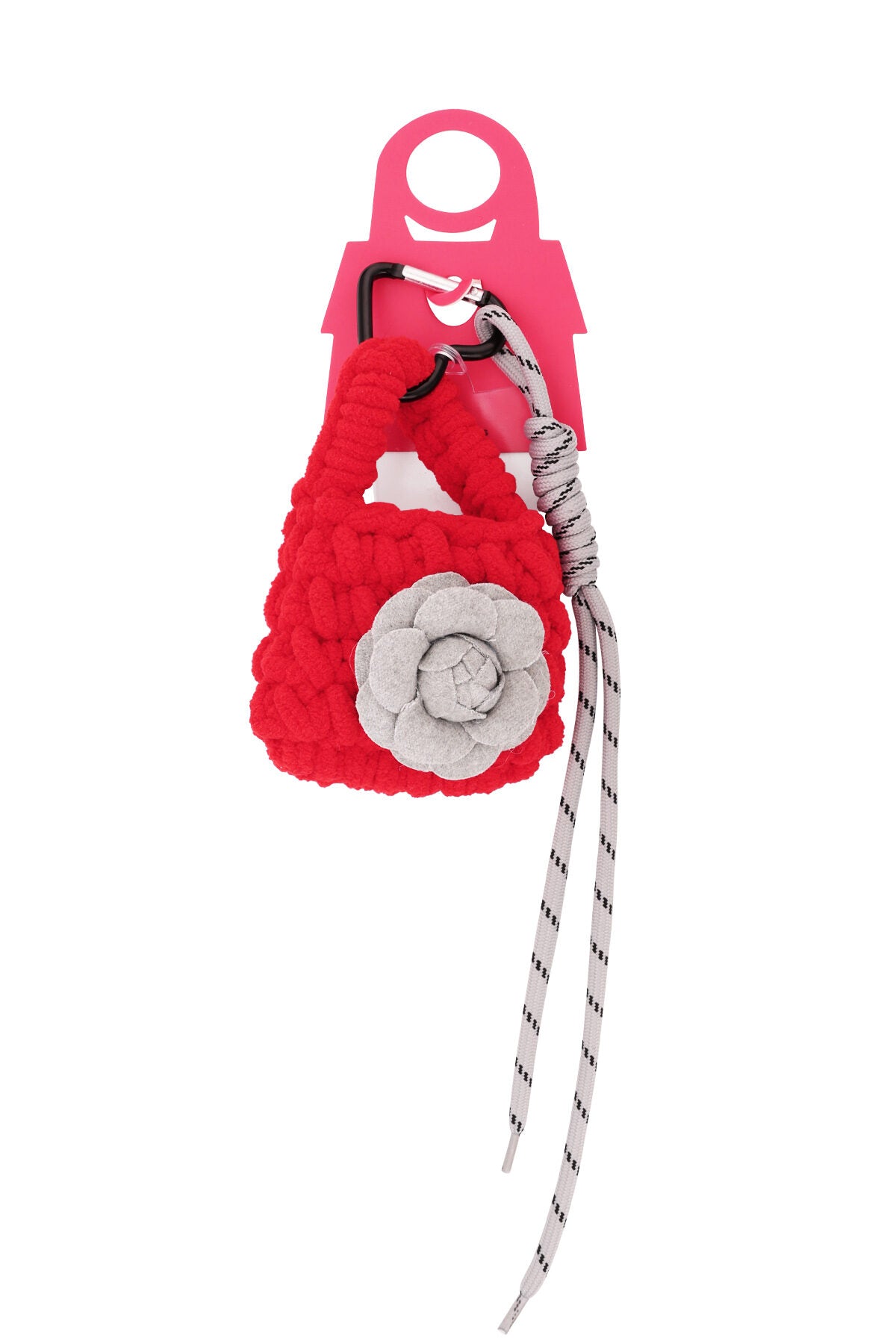 Chic Red Alloy Bag Charm for Fashion Lovers
