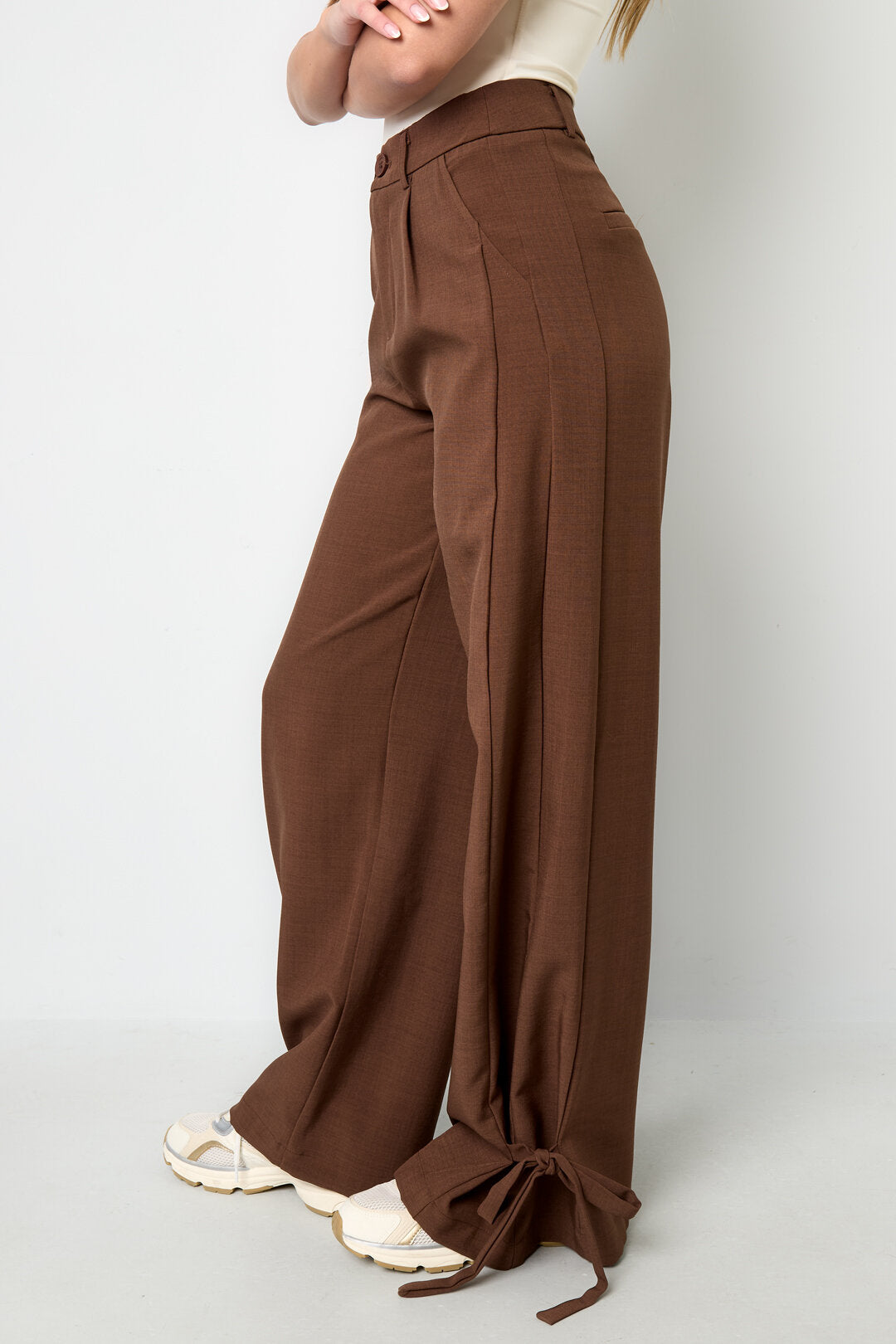 Gimme High Waist Straight Pants for Casual Comfort