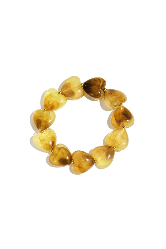 Charming Heart Beads Bracelet for Women