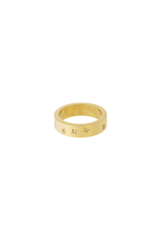 Elegant Gold Minimalist Sun Ring