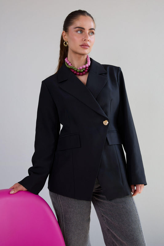 Elegant Winter Ladies' Suit Set in Black, Camel, Beige