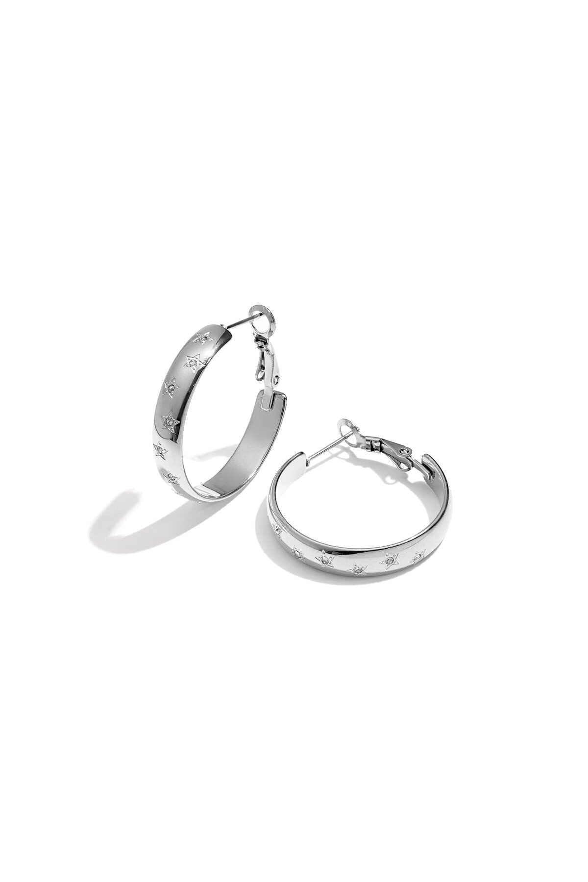 Stylish Stainless Steel Hoop Earrings for Everyday Wear
