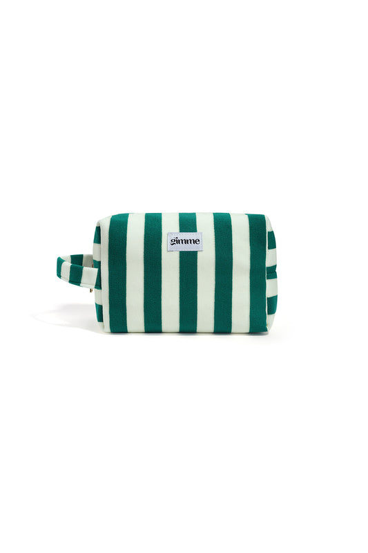 Chic Stripe Makeup Bag for Spring/Summer