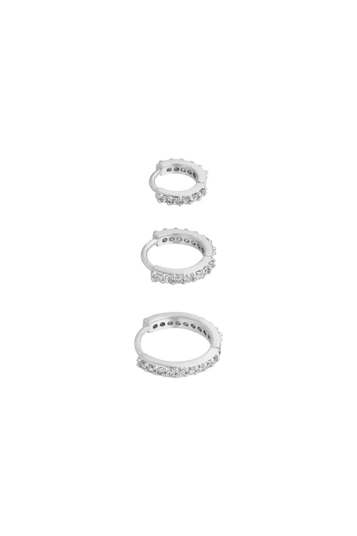 Elegant Zircon Hoop Earrings for Daily Wear