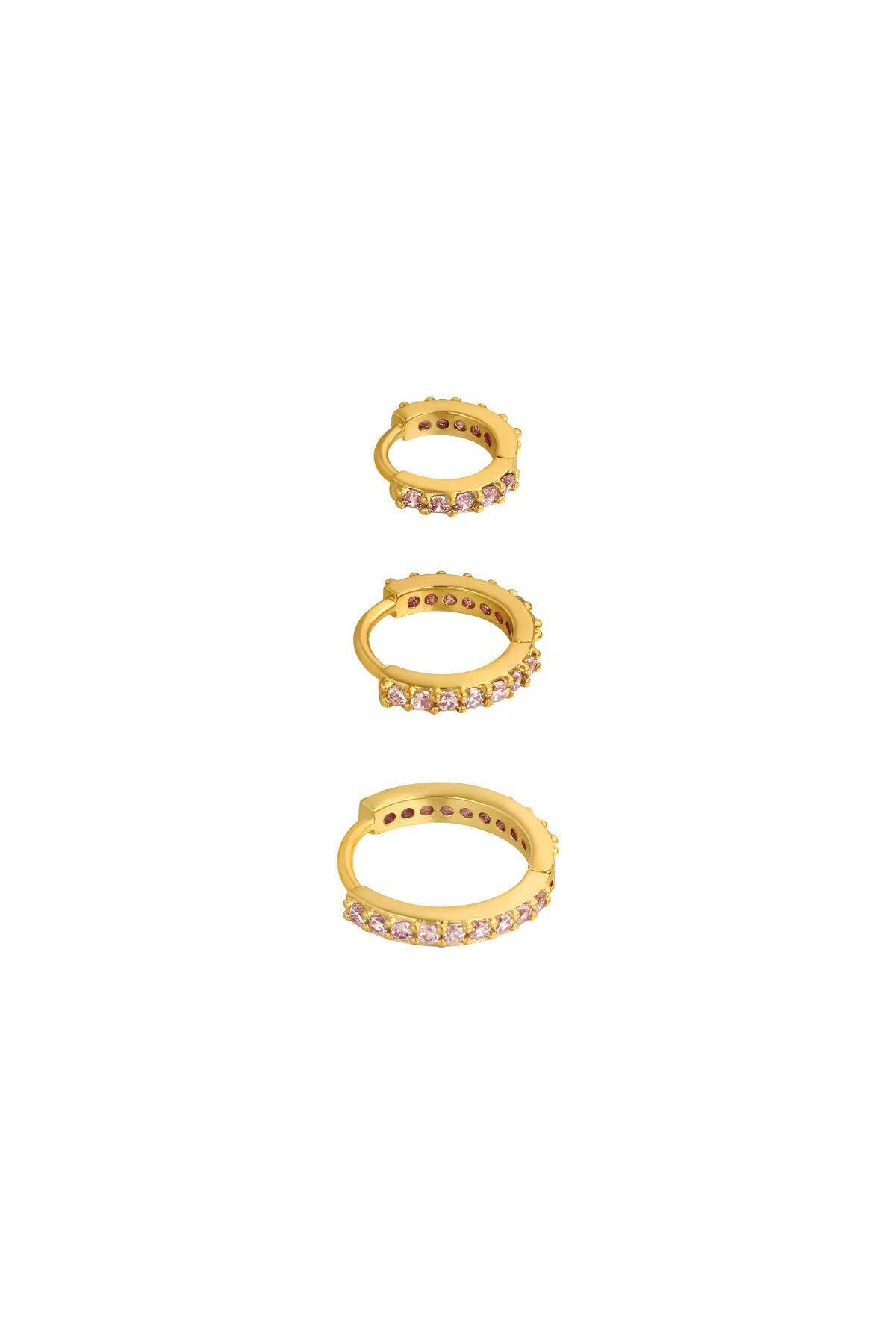 Elegant Zircon Hoop Earrings for Daily Wear