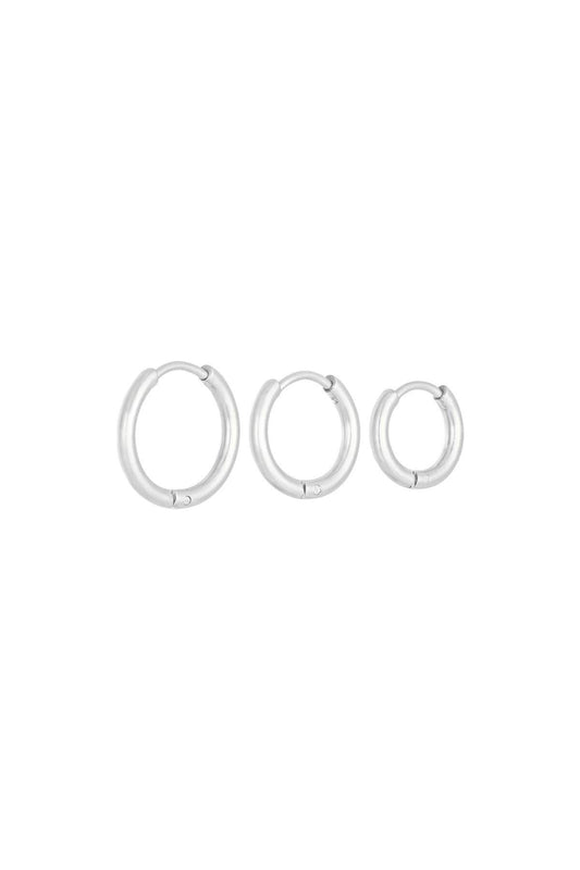 Elegant Simple Circle Hoop Earrings for Women