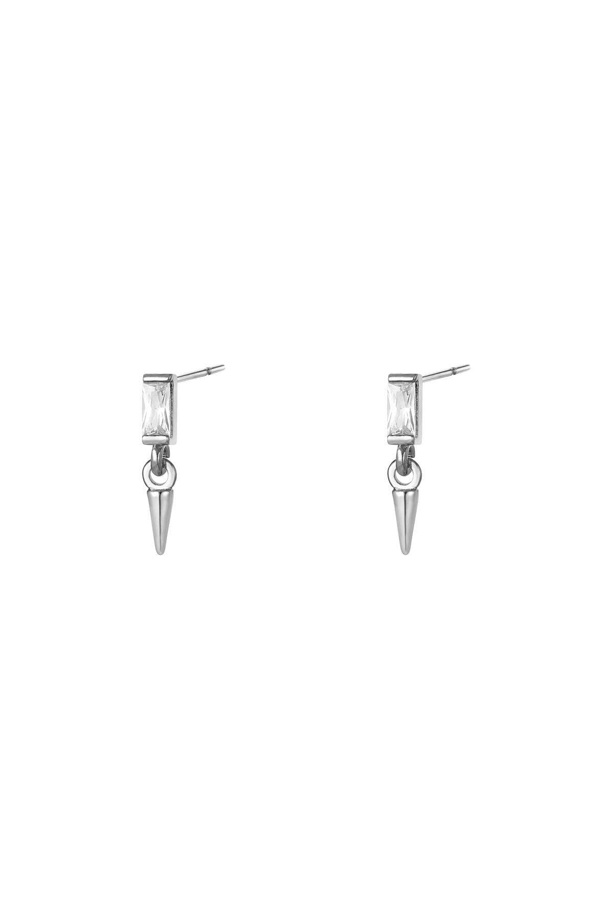 Elegant Mini Rhinestone Stud Earrings in Silver and Gold