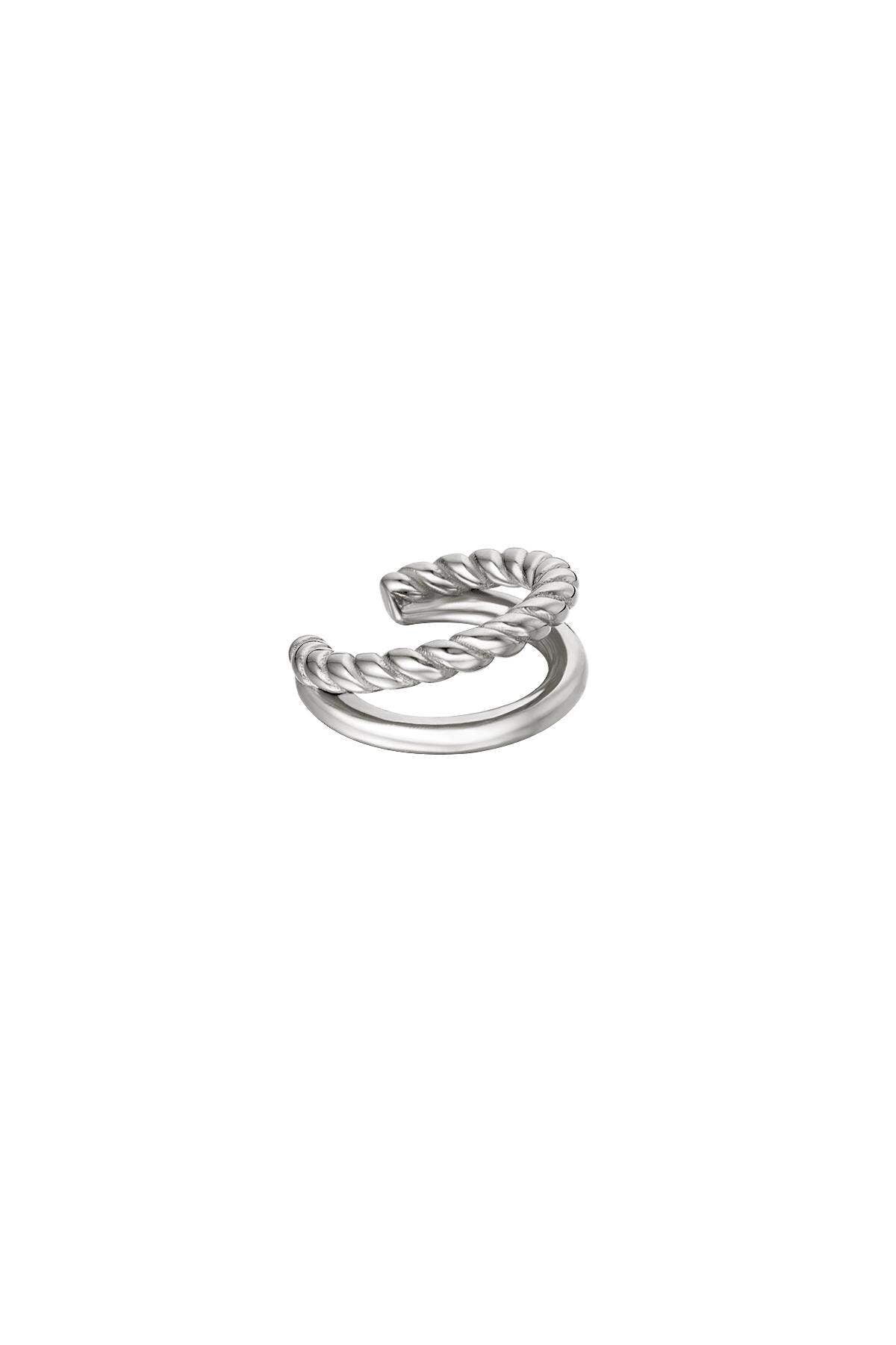 Stylish Stainless Steel Ear Cuffs - Silver & Gold