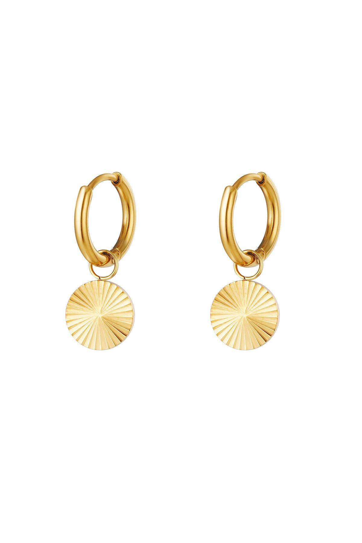 Elegant Drop Earrings in Silver and Gold