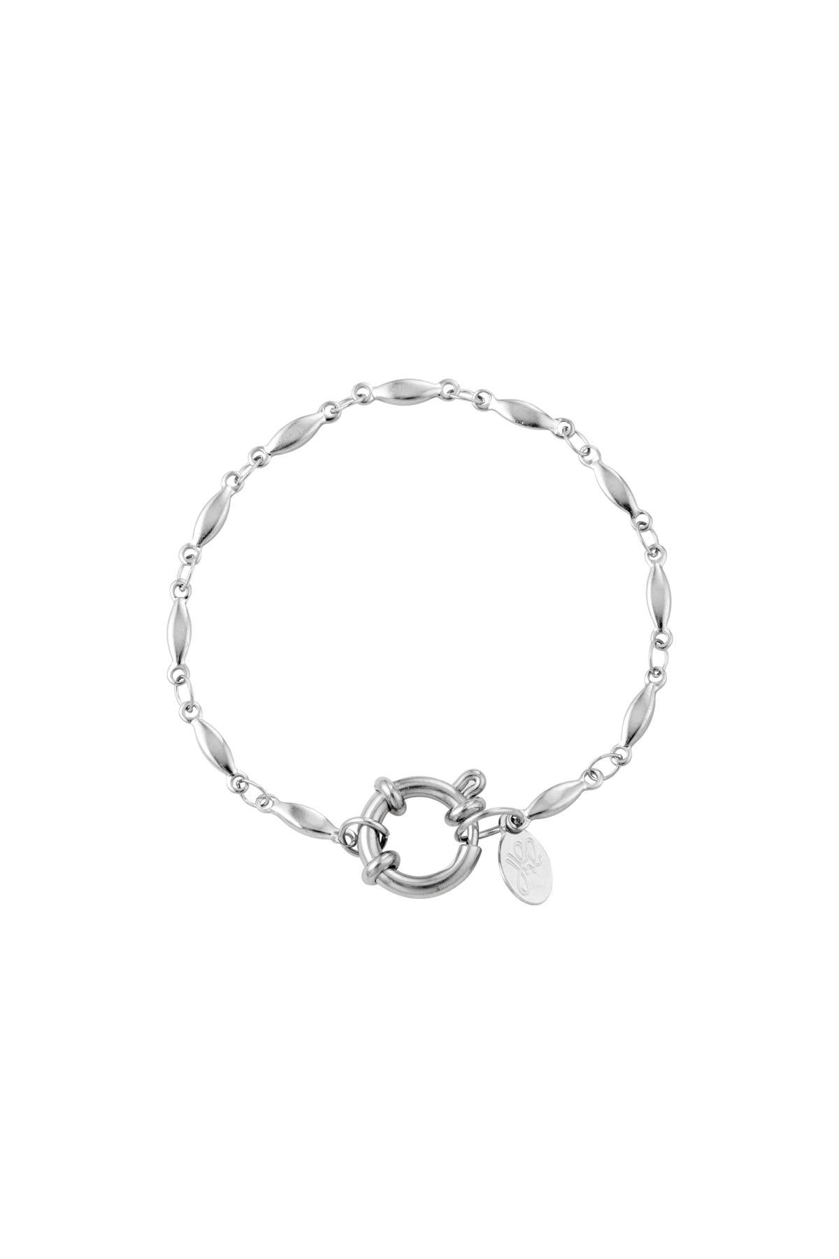 Armband ovale ketting Goud kleur Stainless Steel