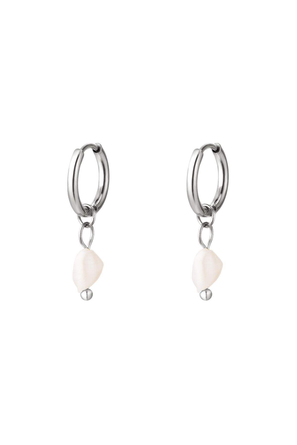 Elegant Stainless Steel Drop Earrings in Silver & Gold