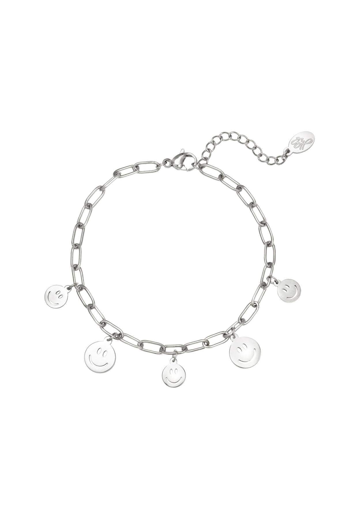 Stylish Smiling Face Charm Bracelet for Women