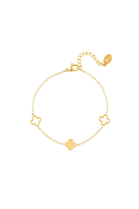 Stylish Stainless Steel Charm Bracelets in Silver & Gold