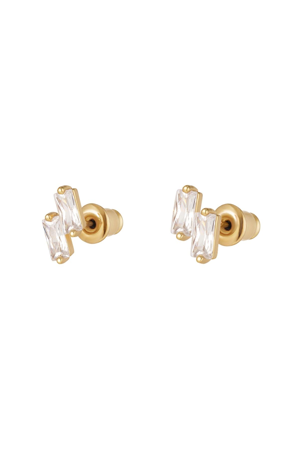 Elegant Mini Rhinestone Stud Earrings in Green, Silver, Gold, and Fuchsia