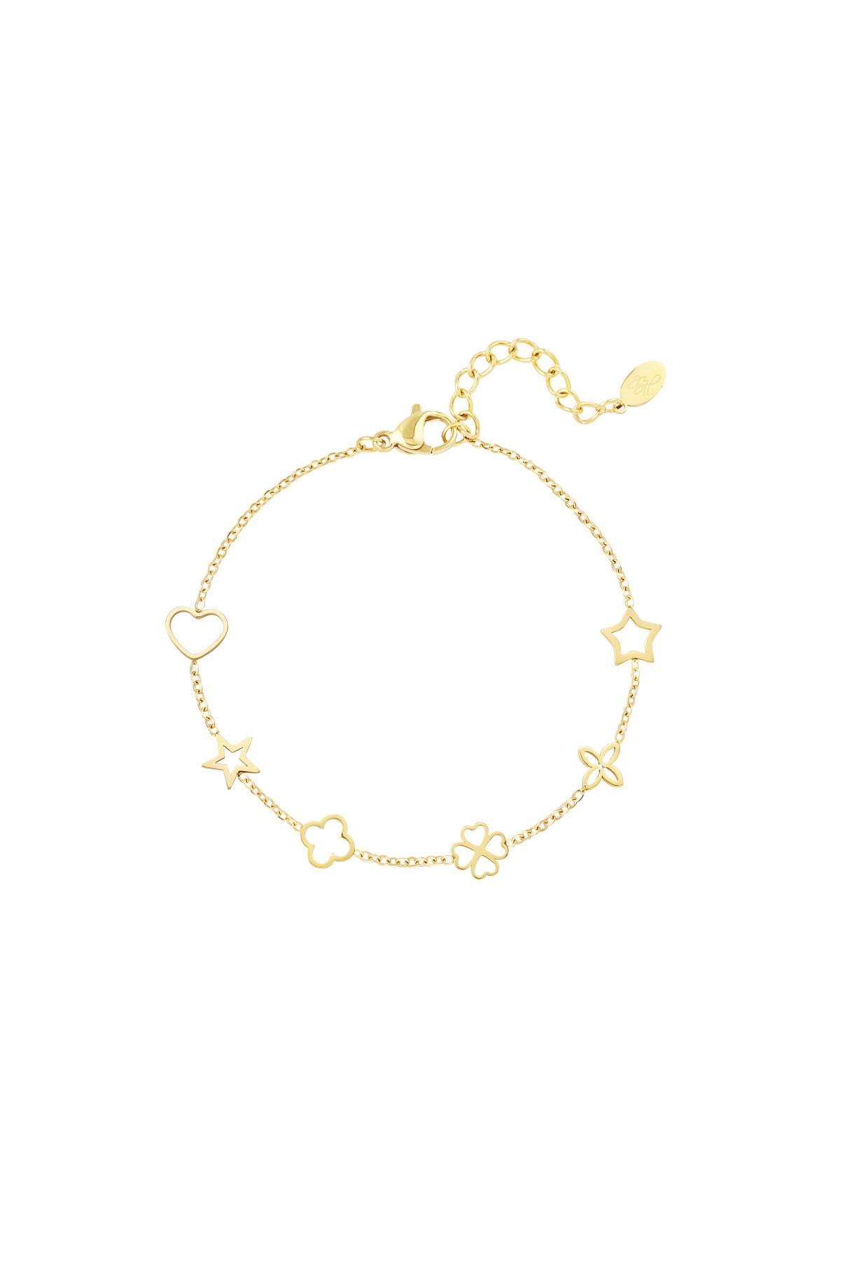 Stylish Stainless Steel Charm Bracelets in Silver & Gold
