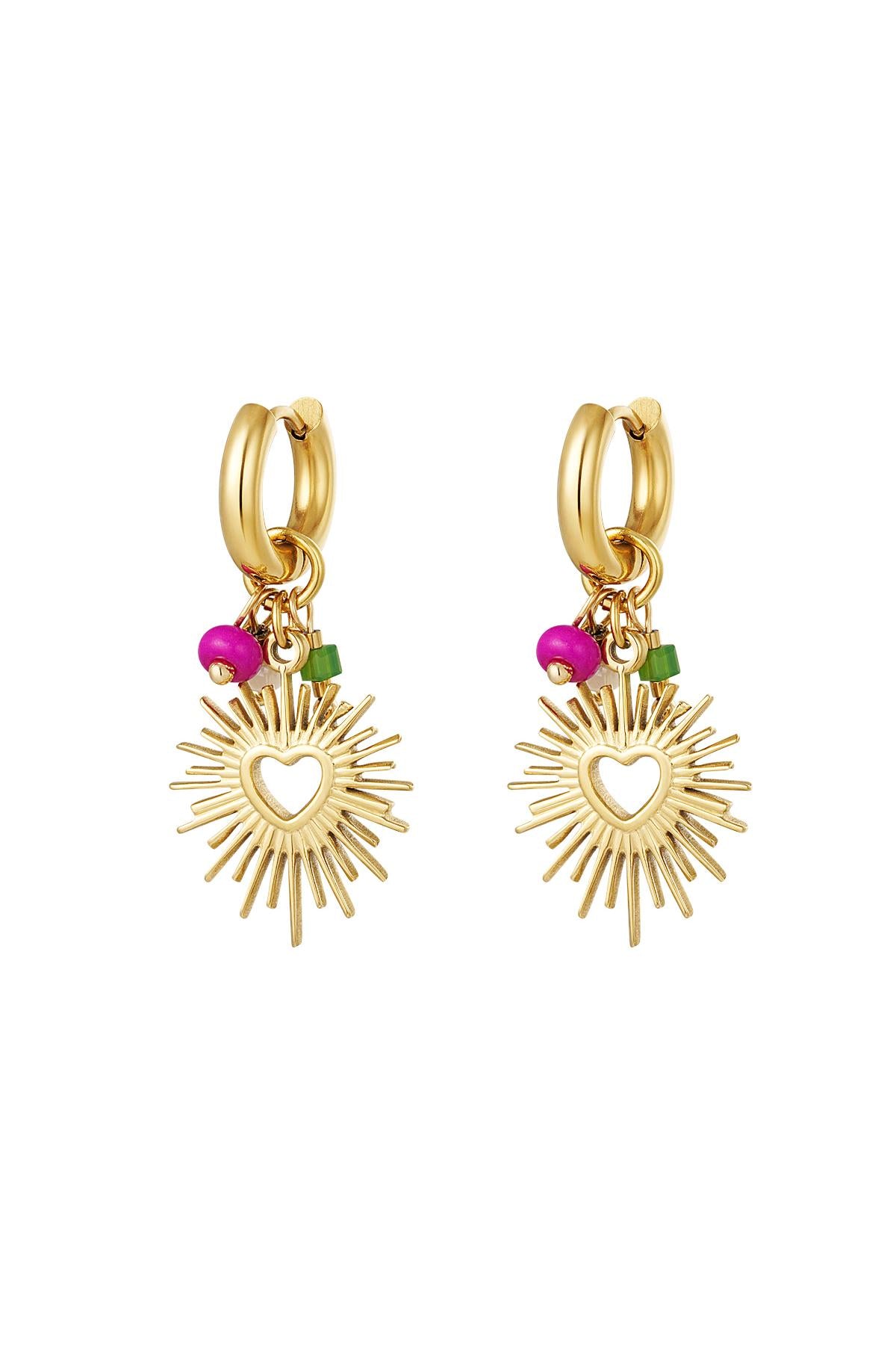 Stylish Heart-Shaped Drop Earrings for Everyday Glam