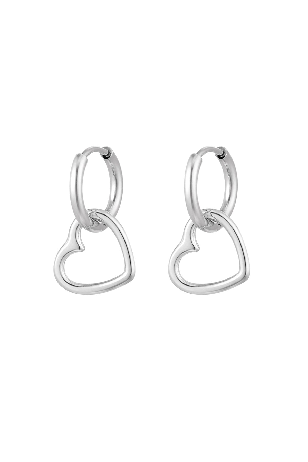 Elegant Drop Earrings in Silver & Gold