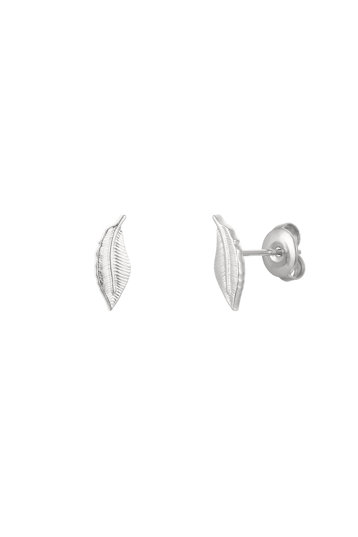 Elegant Mini Stainless Steel Stud Earrings - Silver & Gold