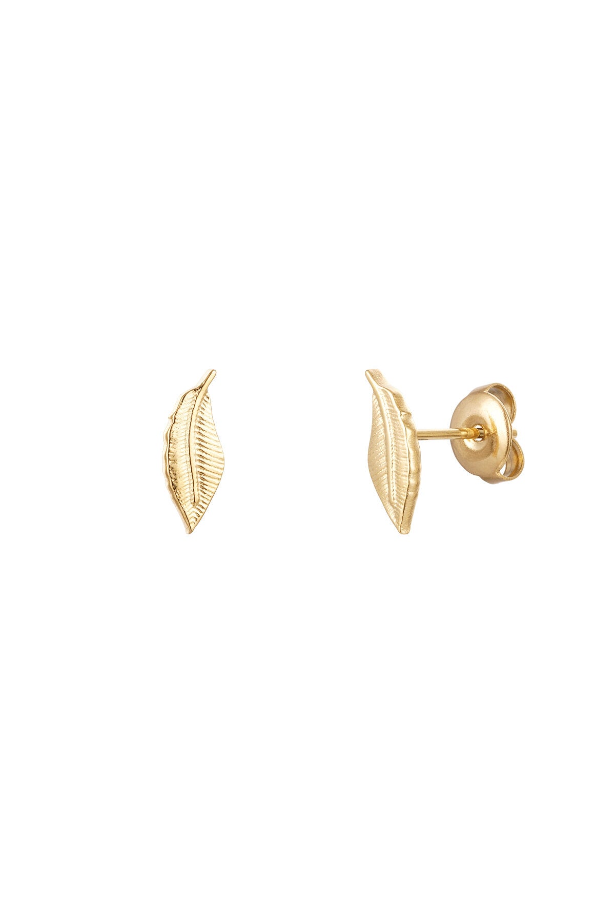 Elegant Mini Stainless Steel Stud Earrings - Silver & Gold