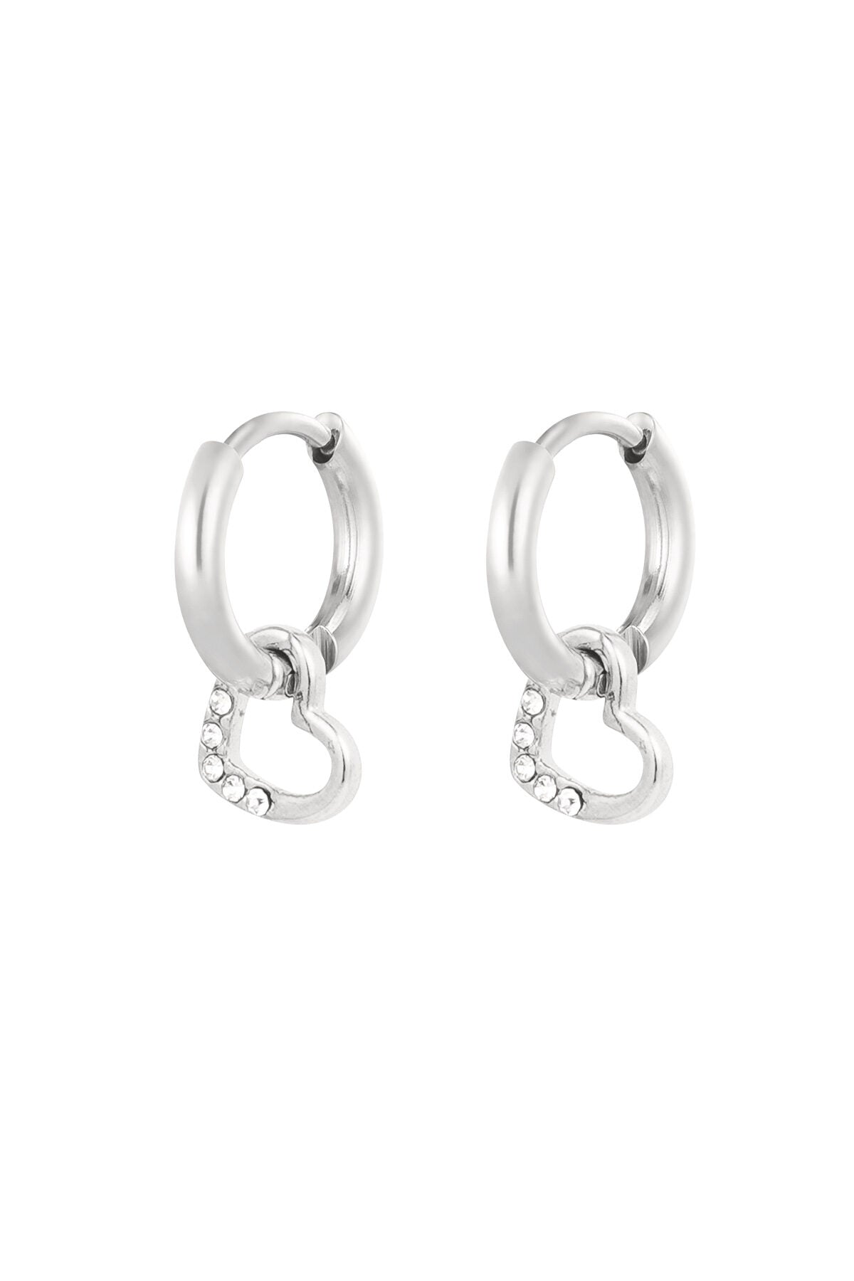 Elegant Heart-Shaped Drop Earrings for Everyday Glam