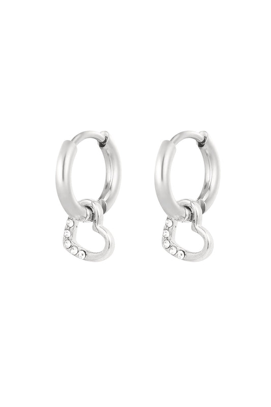 Elegant Heart-Shaped Drop Earrings for Everyday Glam