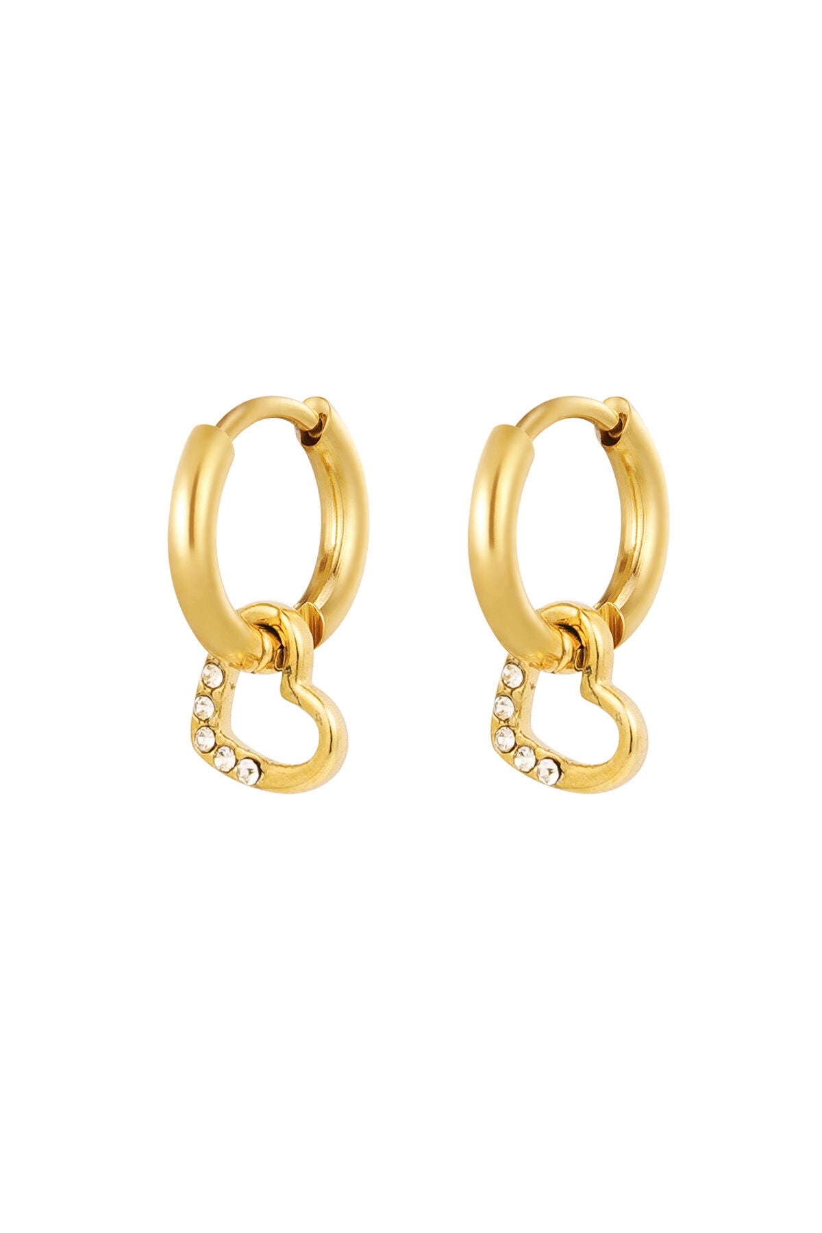 Elegant Heart-Shaped Drop Earrings for Everyday Glam