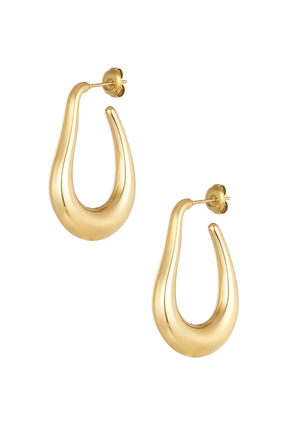 Elegant Irregular Hoop Earrings for Everyday Glam