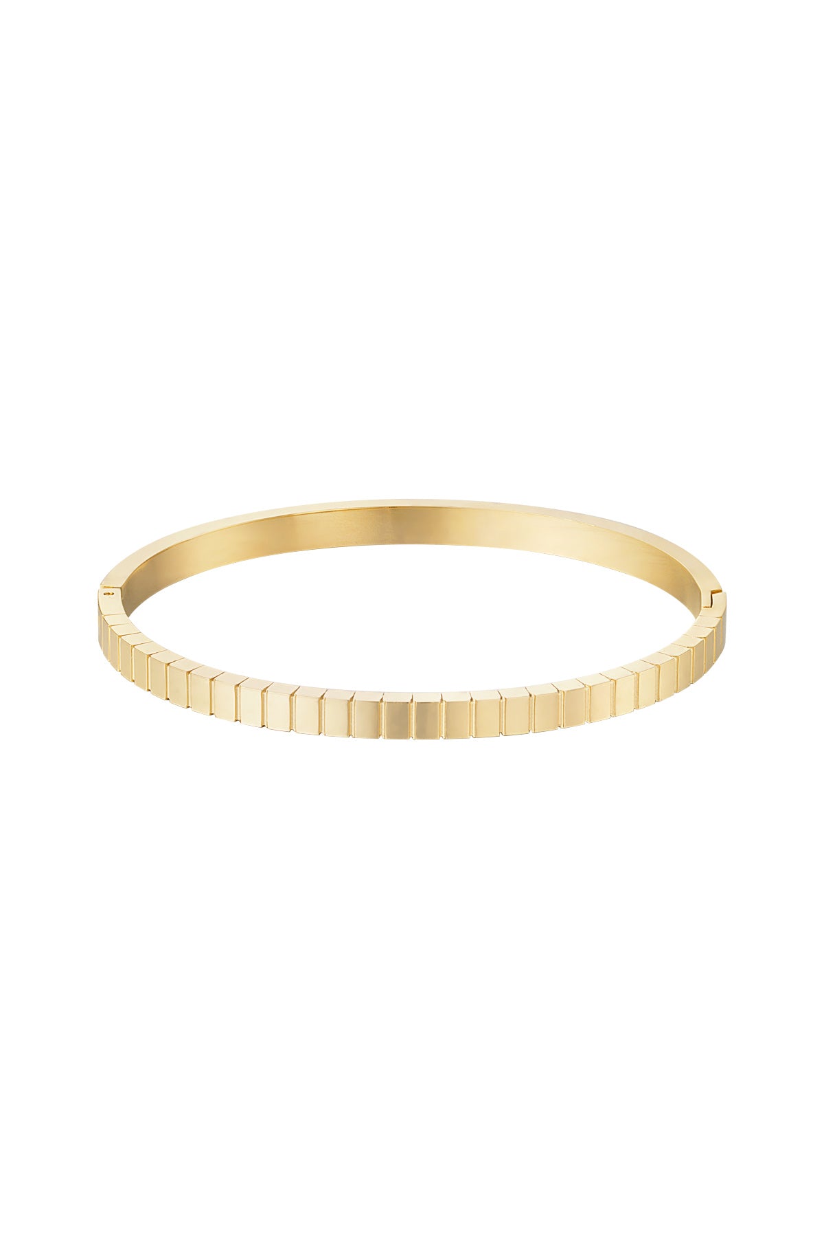Stylish Stainless Steel Bangle in Silver and Gold