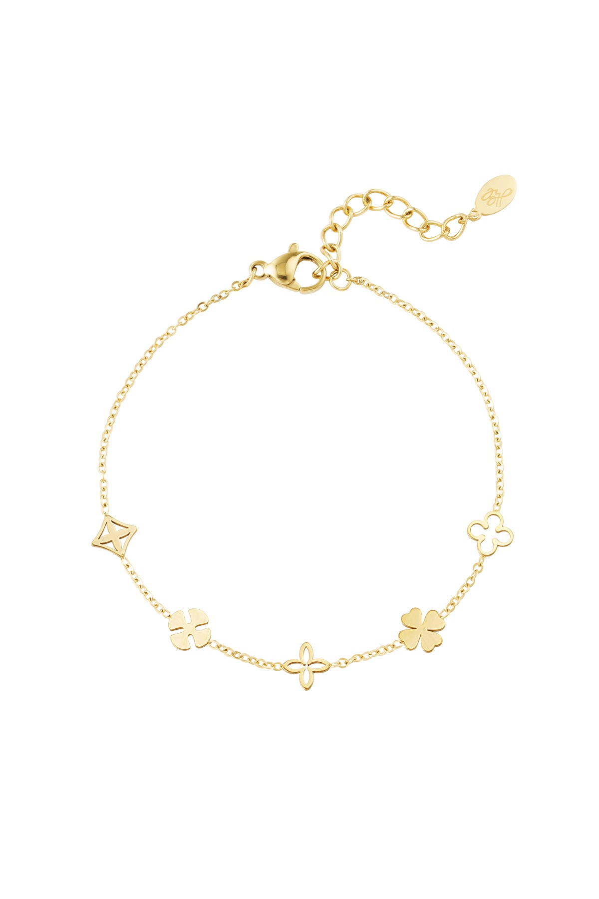 armband vijf bedels