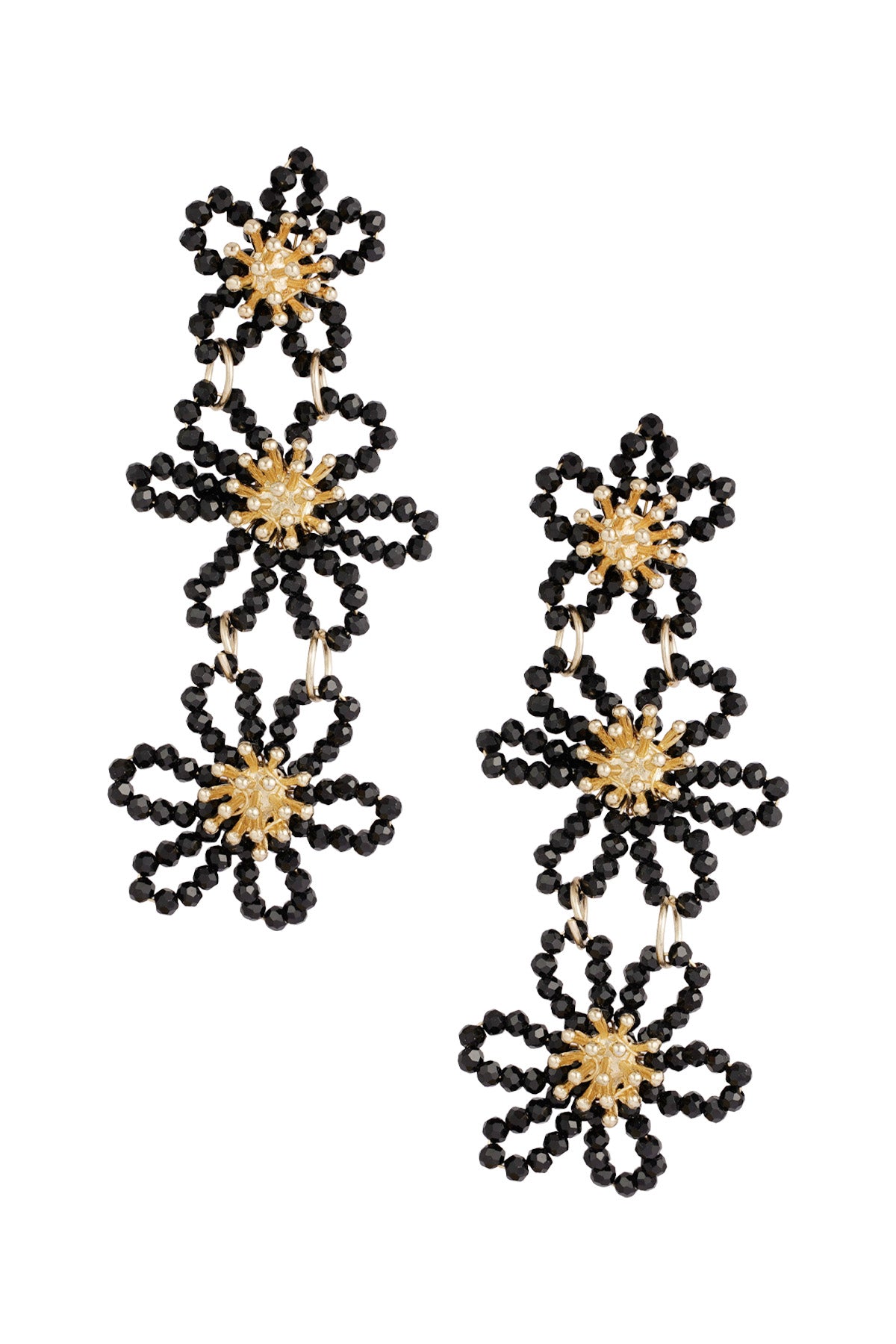 Elegant Multicolour Crystal Dangle Earrings for Women