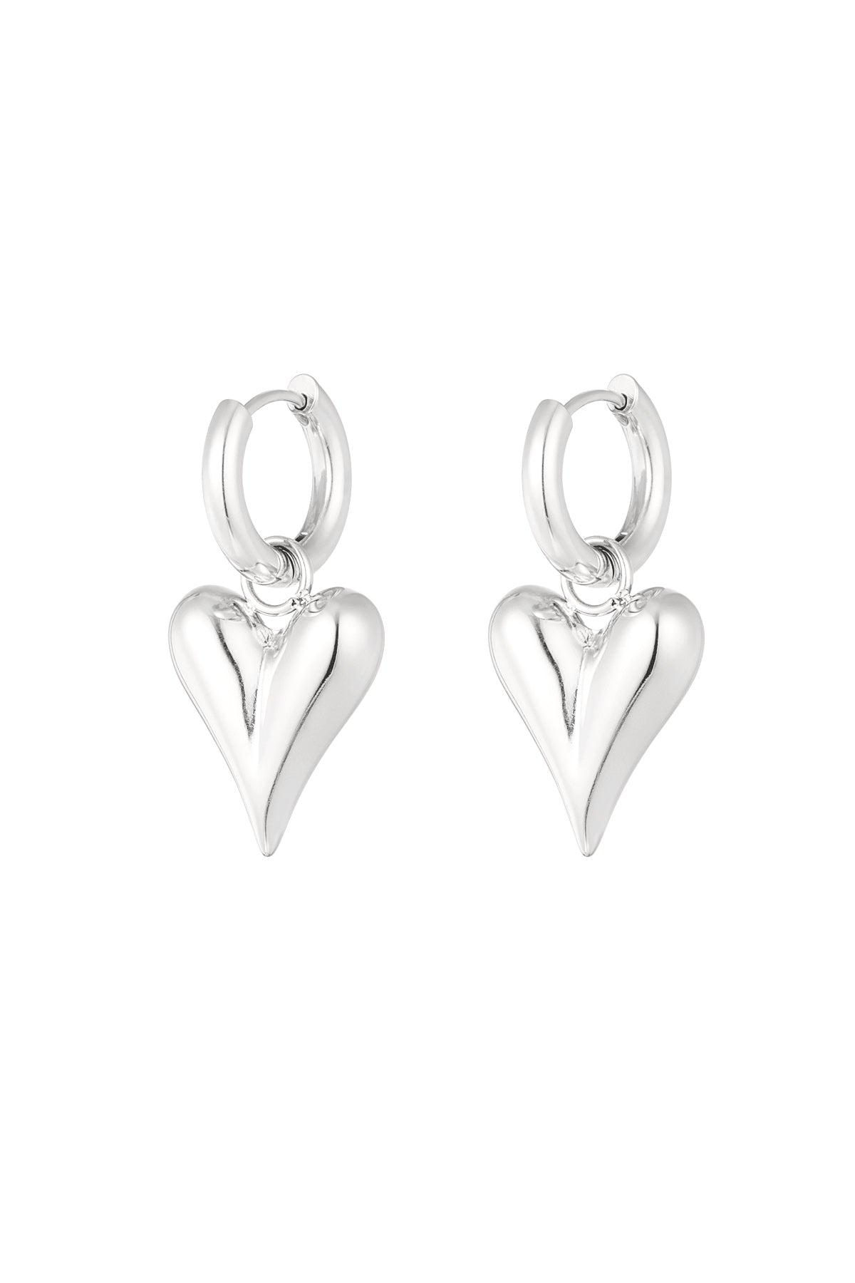 Stylish Heart-Shaped Drop Earrings for Everyday Glam