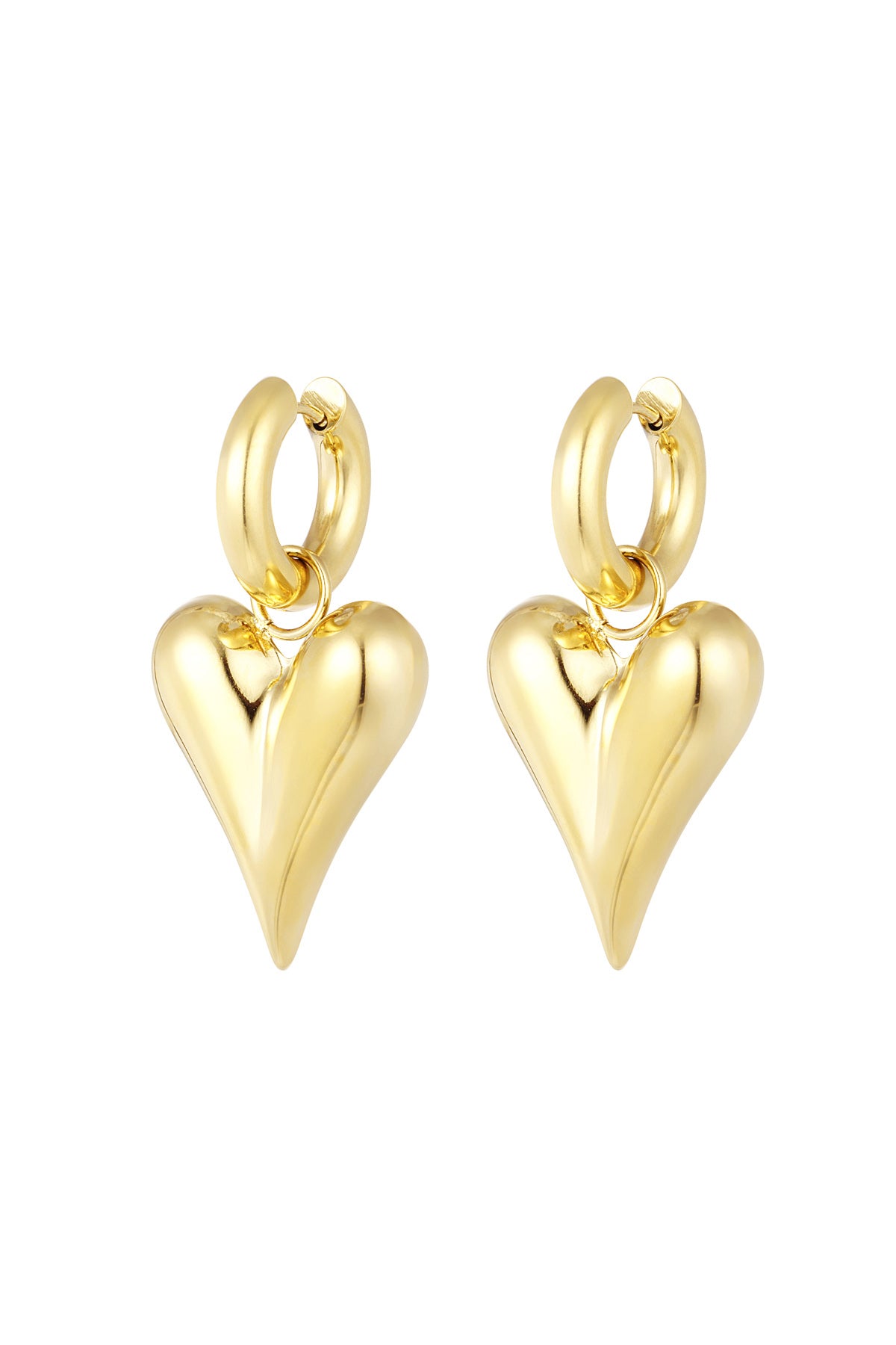 Elegant Statement Drop Earrings in Silver & Gold