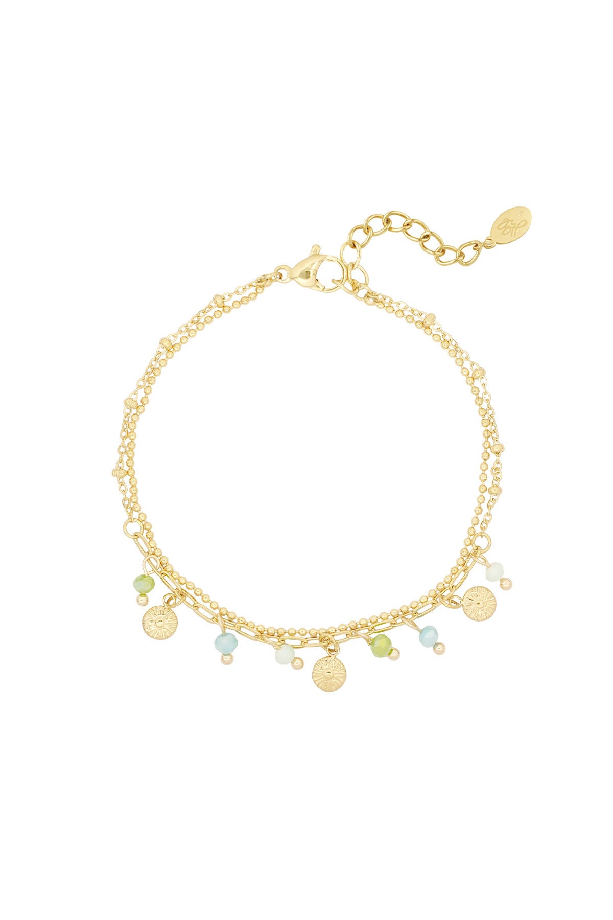 Stylish Stainless Steel Charm Bracelets in Pink, Blue, Orange