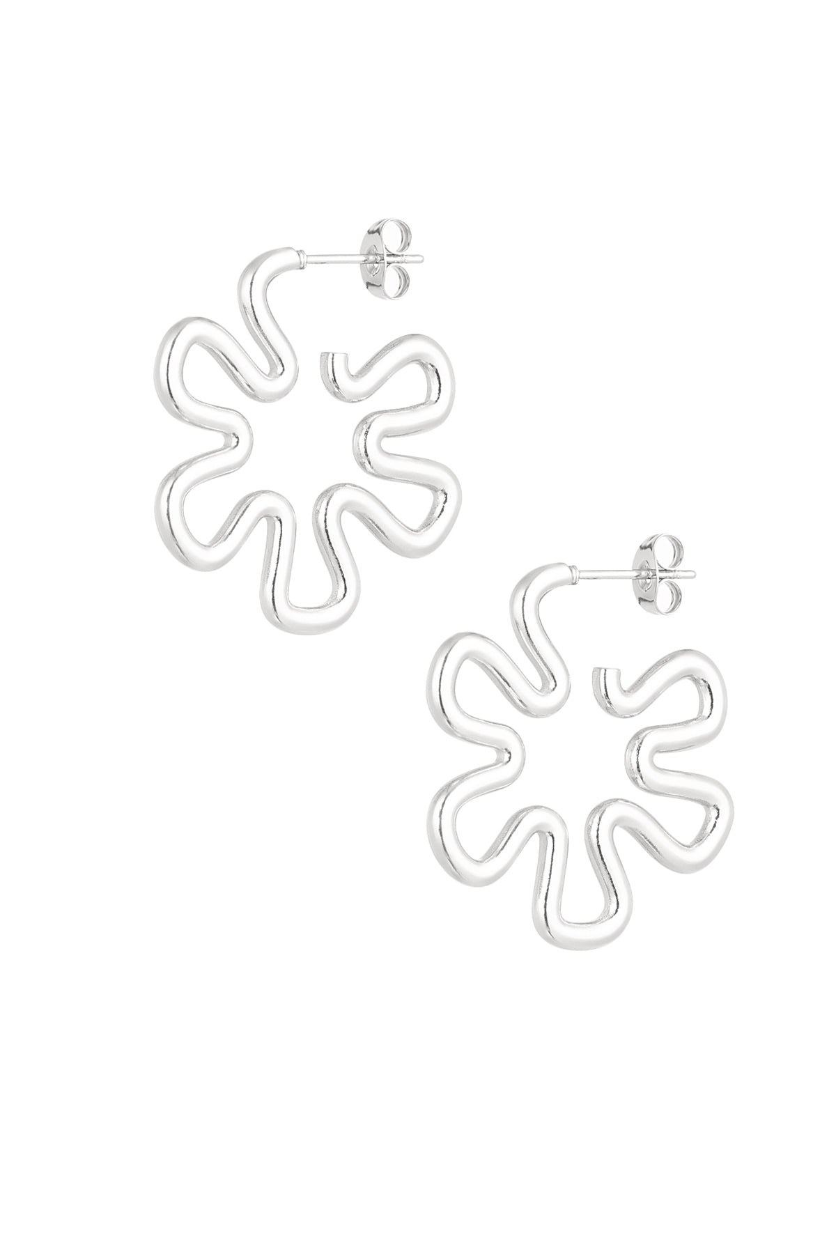 Elegant Stainless Steel Hoop Earrings for Everyday Glam